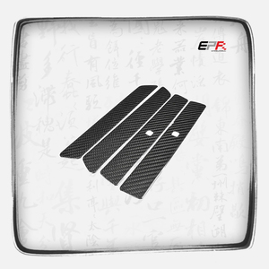 Embellecedor de Manija de Puerta Autoadhesivo de Carbono Seco Negro OEM de Alta Calidad, Juego Completo de 4 Piezas para Ioniq5 22-25, Piezas de Tuning para Carrocería - Product Image 1