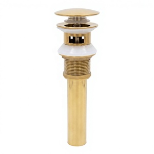 Válvula <span class=keywords><strong>de</strong></span> desagüe <span class=keywords><strong>de</strong></span> latón moderna con sistema click-clack <span class=keywords><strong>para</strong></span> lavabo, bañera y fregadero, <span class=keywords><strong>para</strong></span> baño <span class=keywords><strong>de</strong></span> hotel y cocina - Product Image 1