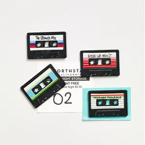 MixTape Refrigerator Magnet Hot Sale Nostalgia Cassette Record Refrigerator Magnet Turntable Fridge Magnets