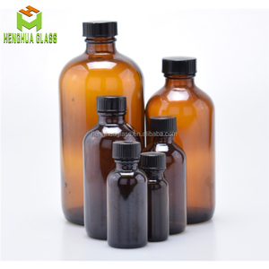 Nhà Máy Bán buôn giá 15ml 30ml 60ml 120ml 240ml 500ml 1000ml hổ phách Boston Vòng chai thủy tinh với Bakelite Phenolic cap - Product Image 2