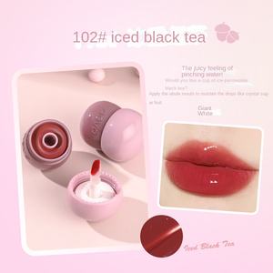 NOVO Small Mushroom Milk Pot Lip Mud, Labial Líquido Mate Aterciopelado, Hidratante, Impermeable, No se Corre - Product Image 6