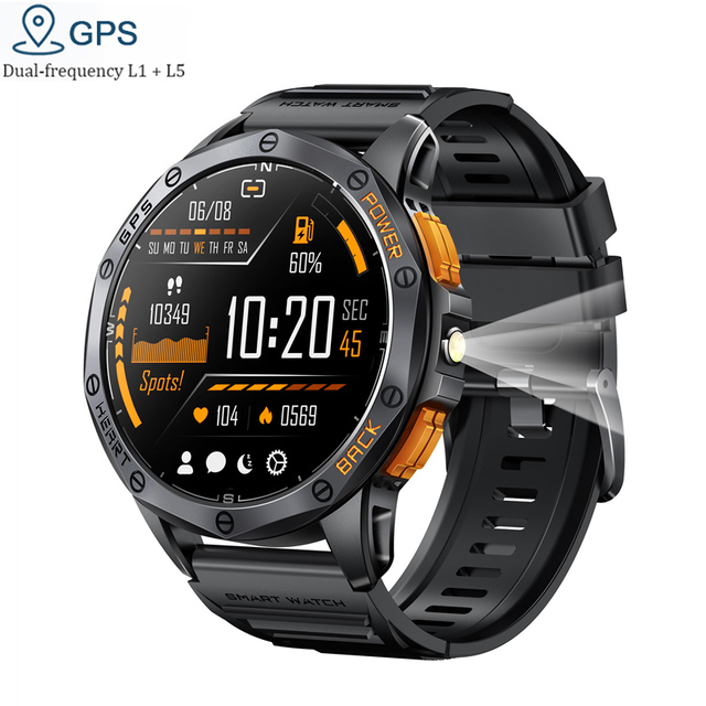 K67 Gps Sports Smart Watch With Compass Barometric Altimeter 6 Satellite Positioning Systems Smartwatch Wach Ip68 Waterproof