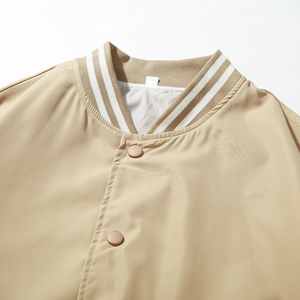 Blouson universitaire de baseball pour hommes en coton mélangé style letterman blouson de baseball classique et décontracté pour hommes - Product Image 1