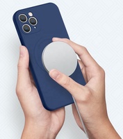 Coque en silicone liquide magnétique avec impression UV, vente en gros, coque vierge pour iPhone 17 Pro Max 16 15 14 13 12