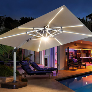 Sombrilla de Alta Calidad, Parasol de Aluminio, Muebles de Exterior, Sombrilla con Protección Solar para Patio y Playa - Product Image 4
