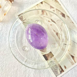 TANG, venta al por mayor, cristales curativos pulidos naturales, amatista, cuarzo rosa, piedra <span class=keywords><strong>de</strong></span> Palma para decoraciones navideñas - Product Image 4