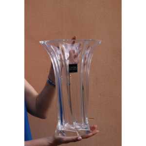 Vase à fleurs en cristal fait main Dionigi Sevres de haute qualité, design minimaliste, petite taille, décoration de salon, mariage - Product Image 1