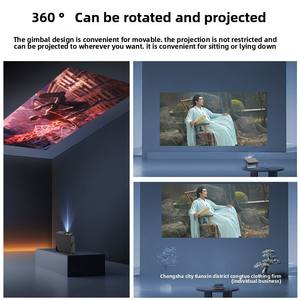 Nouveau projecteur LED Android 11 avec décodage, pour usage domestique, ultra haute définition 8K, haut-parleurs intégrés, modèle Z6 pour chambre à coucher, chevet - Product Image 3