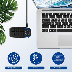 6 Tasten BT Programmier bare Tastatur Tasten kombinationen Kopieren Einfügen PS Zeichnen Computer Audio E-Sport Lautstärke regler - Product Image 6