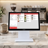 GSAN Vente en gros de caisses enregistreuses tout-en-un avec écran tactile de 15,6 pouces, terminal de paiement pour restaurants, systèmes POS