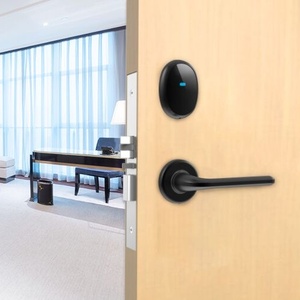 Elegant Modern Design High Class Split Style Hotel <b>Door</b> Lock Standard Cylinder Key Card Smart Lock HTY-600 Electronic Digital Sm - Product Image 3