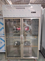 Armoire de séchage à l'air à trois portes Système intelligent à température constante à double porte Rôtissoire à porc et à oie de canard