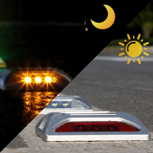 Nhấp nháy giao thông năng lượng mặt trời đường đinh tán đường bị hỏng và đường rắn đường nóng đánh dấu Stud nhấp nháy ánh sáng mặt trời Mèo Mắt năng lượng mặt trời đường Stud - Product Image 2