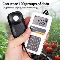 Haute précision Split Type numérique grand écran LCD électronique APM130 quantique PAR mètre compteur d'énergie lumineuse pour l'agriculture