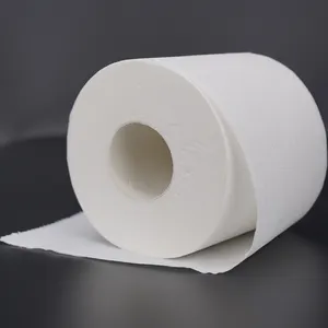 निर्माता सस्ते उभरा टॉयलेट पेपर कुंवारी बांस लुगदी शौचालय ऊतक रोल