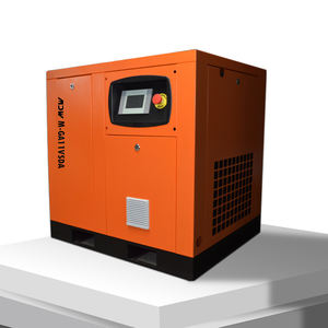 工場価格の静音スクリューエアコンプレッサー、8bar、7.5kw/11kw/15kw、産業用 - Product Image 1