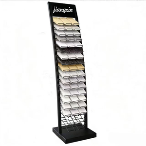 Présentoir métallique pour échantillons de carreaux de céramique grand format, personnalisable en couleur, pour échantillons de pierre, du fabricant - Product Image 2