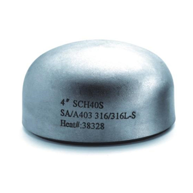 ASME B16.9 China Supply Pipe End Caps 316L SCH40S Stainless Steel Pipe Fitting