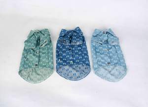 เสื้อผ้าสัตว์เลี้ยงเสื้อสุนัขแมวเสื้อยีนส์เสื้อยีนส์แขนยาว <span class=keywords><strong>Devon</strong></span> ขนแมวปรับแต่งได้ - Product Image 6