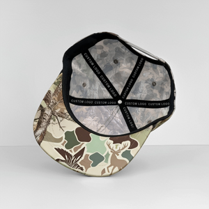 Casquette de baseball sportive OEM ODM personnalisée avec logo brodé, visière plate carrée, 256, vierge, 5 panneaux, snapback, corde, camouflage, style Dad Hat - Product Image 5
