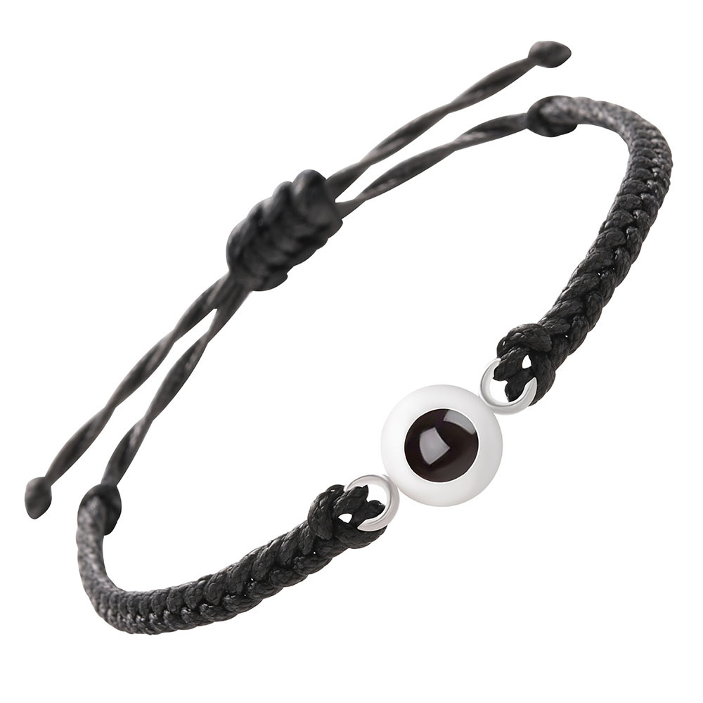 Black rope + silver
