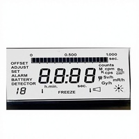 Fabrik Kleiner Mini Kundenspezifischer OEM TN/HTN TFT Reflektiver 2-8-stelliger 7-Segment-LCD-Bildschirm Zweizeilige Serielle Schnittstelle LED-Hintergrundbeleuchtung 0,5