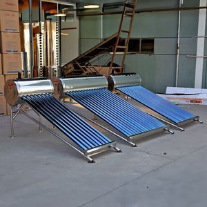 Chauffe-eau solaire de toit en U autoportant 50L-200L OEM Compact Système de chauffage par geyser solaire à tube sous vide résidentiel bon marché - Product Image 4