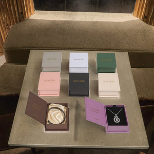 Caja Magnética de Lujo para Joyería, 8 Colores Opcionales, Logotipo Personalizado Estampado para Colgante, Pulsera, Estuche de Regalo para Boda - Product Image 2