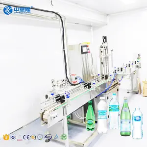 自动玻璃塑料瓶小型数字控制液体灌装机100-1000毫升中国制造