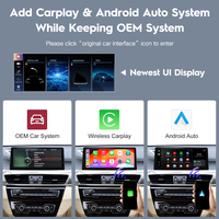 Écran Radio Multimédia Auto 10.25" Sans Fil Carplay Android Auto Système Linux pour BMW X1 F48 F49 E84 Navigation CIC NBT