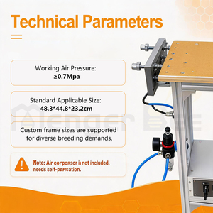 Máquina Eléctrica para Inserción de Alambre en Cuadros de Apicultura, Herramienta de Cableado de Cuadros Accionada con Pedal - Product Image 5