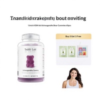 Unichi Ashwagandha Gummy Bears Complément Alimentaire Végétalien Botanique OEM ODM Marque Privée