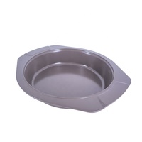 Loyang Kue Bulat Kecil 0.6mm Baja Karbon Anti Lengket Ramah Lingkungan Bergaya dan Fungsional untuk Berbagai Situasi