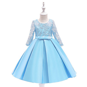Vestidos de China para niños, fabricante de vestidos de <span class=keywords><strong>Boutique</strong></span>, gran oferta, vestidos de flores para niñas 5589 - Product Image 4