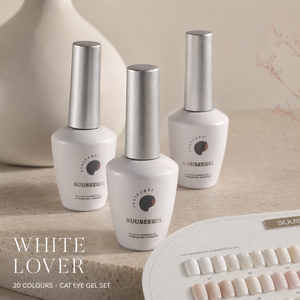 Suuseegel White Lover Set di 20 Colori di Smalto Gel Latteo Nude 15ml, Gel per Unghie di Colore Neutro per Salone, Vendita all'Ingrosso - Product Image 3