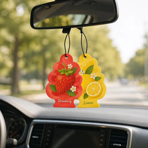 Carte parfumée suspendue en papier de coton absorbant personnalisée, évaporation naturelle longue durée, vente en gros, <span class=keywords><strong>d</strong></span>ésodorisant automobile pour l'intérieur de la voiture - Product Image 2