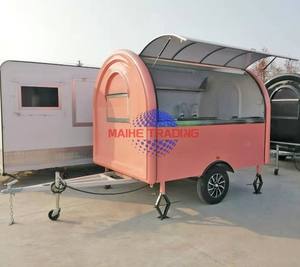 Custom Fast Kitchen Bakery Mobile Food <b>Cart</b> Trailer Usa With Restroom Bbq Food Truck Commercial Trailer Hot Dogs - Product Image 4