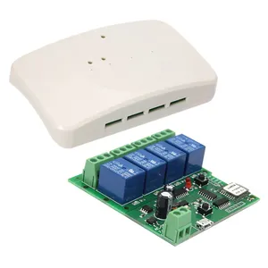 Lonten Smart Remote Control Module 4CH 10A Relays WIFI Wireless Universal Switch Work with Alexa Google home eWeLink APP domotic