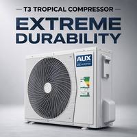 Climatiseur mural split 9000-24000 BTU avec compresseur T3, technologie DC Inverter, fonctionnement silencieux