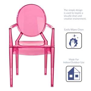 Offre Spéciale moderne Simple créatif en plastique salle à manger chaise chaise Designer cristal dossier Transparent chaise acrylique couleur <span class=keywords><strong>fauteuil</strong></span> - Product Image 3