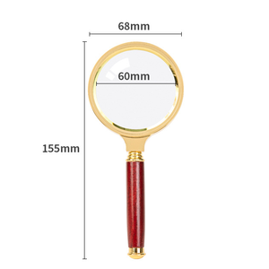 Lente d'Ingrandimento Portatile HD 4x con Montatura in Metallo 68MM, 2 Luci LED, Marca LUGER per Identificazione Gioielli - Product Image 3