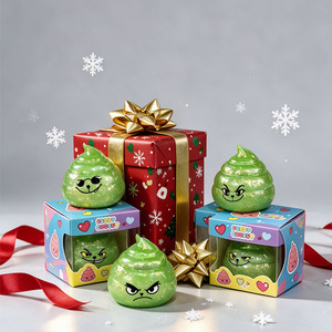 Squishy Caca Grinch à Rebond Lent, Jouet Squishy en Promotion, Squishy Grinch Amusant et Mignon pour Enfants - Product Image 3