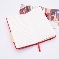 Cuaderno B5 Personalizable con Pegatinas Gratis, Diario con Páginas Rayadas, Tapa Dura Cosida, Encuadernación de Cuero, para Regalo, Cuaderno con Logotipo