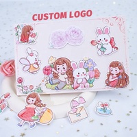 Pack d'autocollants personnalisés OEM mignons découpés à la forme pour scrapbooking et journal