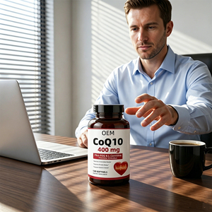 Capsules de coenzyme Q10 antioxydant de haute qualité OEM/ODM, complément alimentaire pour la santé cardiaque des adultes, anti-fatigue - Product Image 5