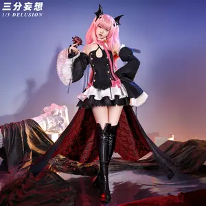 Custom Krul Tepes Cosplay Kostuum Anime Seraph Van Het Einde Owari No Seraph Vrouwen Kerst Halloween Verjaardagsfeestje Pruiken Outfit