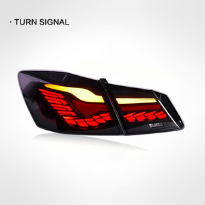 Luz Trasera para Honda Accord 9.ª Generación 2014-2015, Conjunto de Luces Traseras LED con Diseño de Escamas de Dragón y Señales de Giro Dinámicas, Compatible con OLIVER - Product Image 3