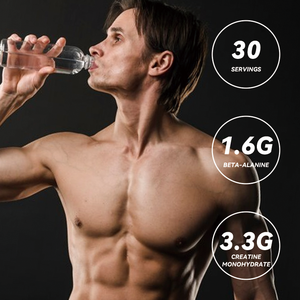 Lifeworth Pre-Workout thể thao Dinh dưỡng bổ sung creatine <span class=keywords><strong>beta</strong></span>-alanine Hydration bột cho người lớn cơ bắp phục hồi độ bền - Product Image 4