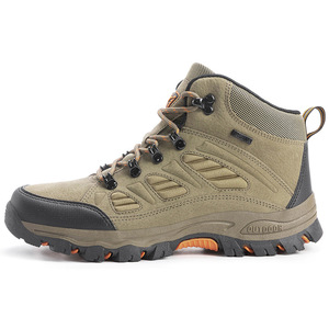 Bottes de randonnée unisexes à talon moyen, chaussures de sport d'extérieur toutes saisons avec lacets avant pour la course à pied, l'alpinisme et le camping - Product Image 4