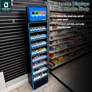 Exhibidor de Cigarrillos para TV Inteligente de 32 Pulgadas, Exhibidor de Tabaco con LED para Tienda de Cigarrillos - Product Image 5
